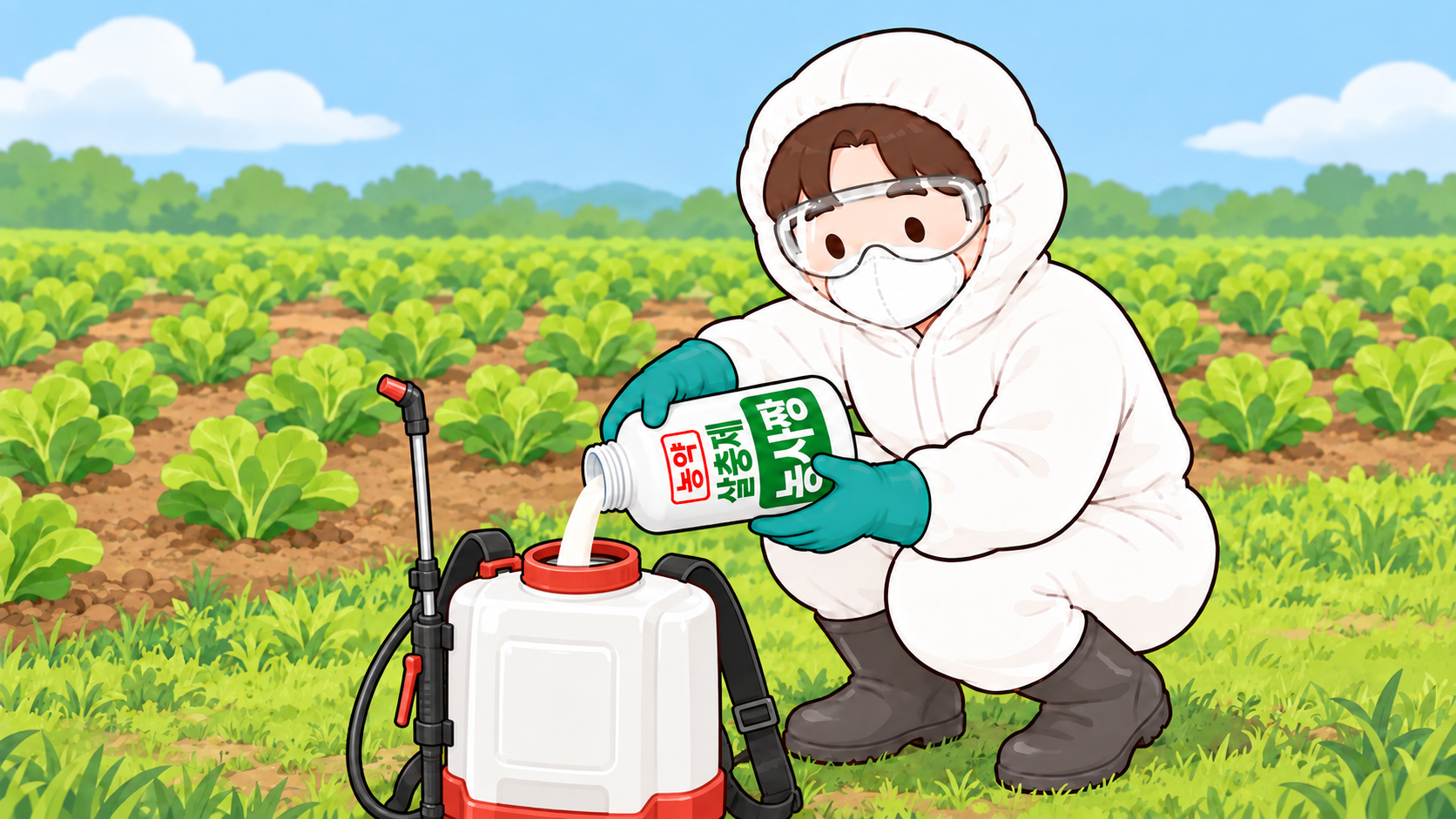 희석시 보호장비